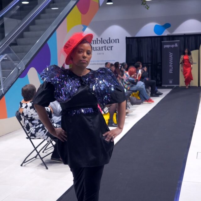 The Fashion Edit RunwaySustainable September 26Designer @ikonoreisHats from @janakatrinamillineryEvent by @pop.up.and@aceofjacks @lovewimbledon@wimbledonquarter unequivocallyjade