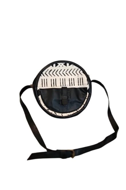 African bag mudcloth Round Crossbody African bag mudcloth Round Crossbody