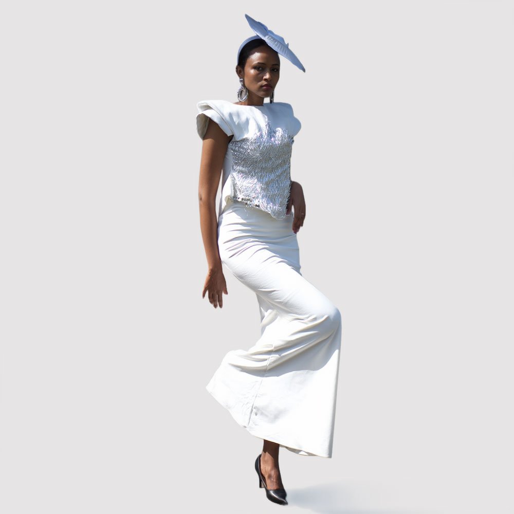 Bridal Quartz White Dress - Image 4