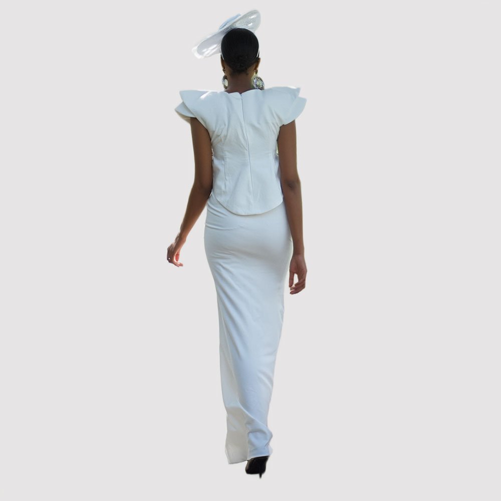 Bridal Quartz White Dress - Image 5